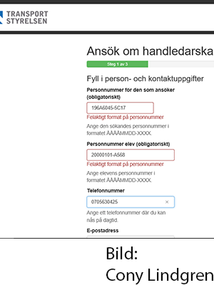 Ansök om intyg